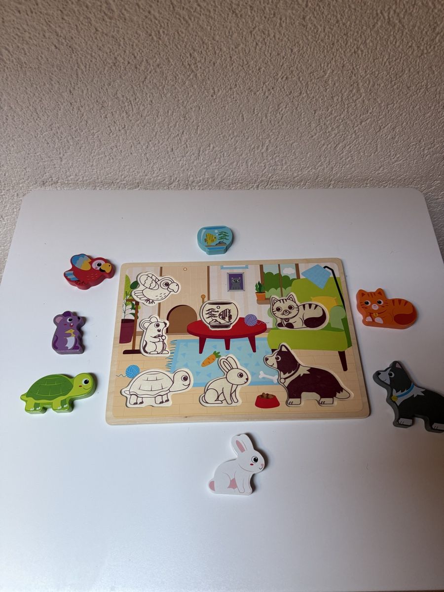 Puzzles: Puzzle in legno animali con pezzi – D'occasion à Glis par dor_b2nc 1
