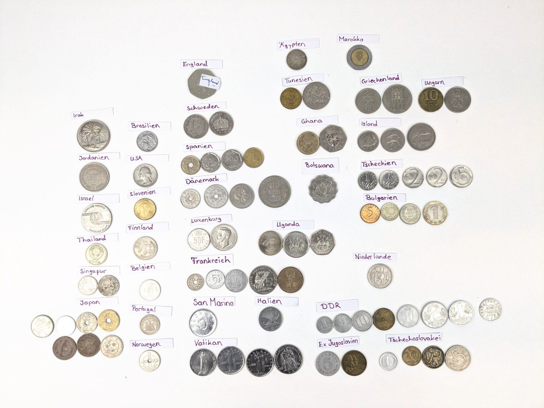 Tutti le monete: Münzsammlung – Usato da Thun venduto da Restwert_Thun 3