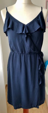 EDC by Esprit Sommerkleid, Kleid, festlich, Dress, blau M 38