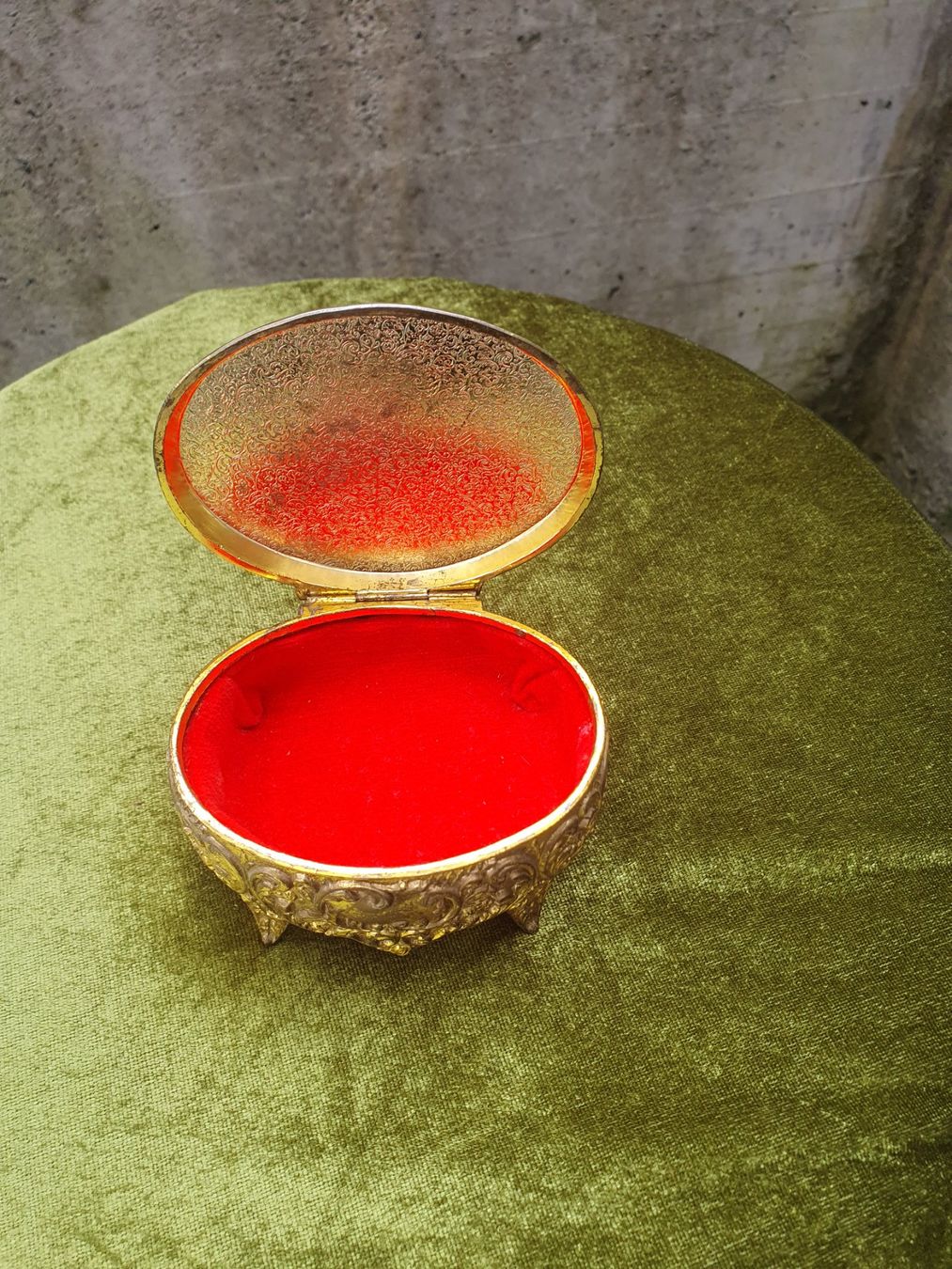Tutte le decorazioni: Antike Schmuckdose Gold Dose Vintage Geschenkidee – Usato da Reinach venduto da 3Guggerli 2