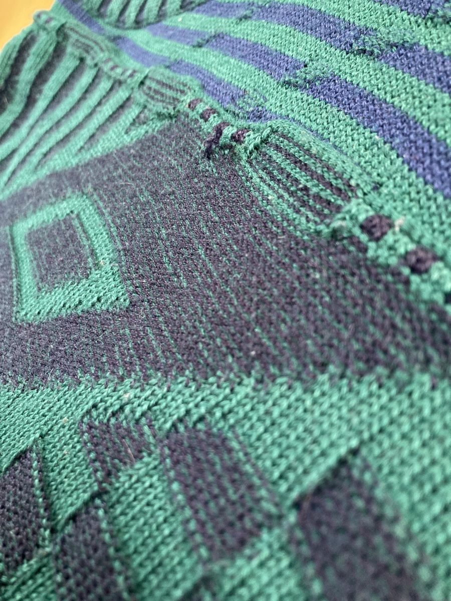 Maglioni & Felpe: Grüner Vintage Monte Carlo Strickpullover – Usato da Therwil venduto da blubblubblubb 4