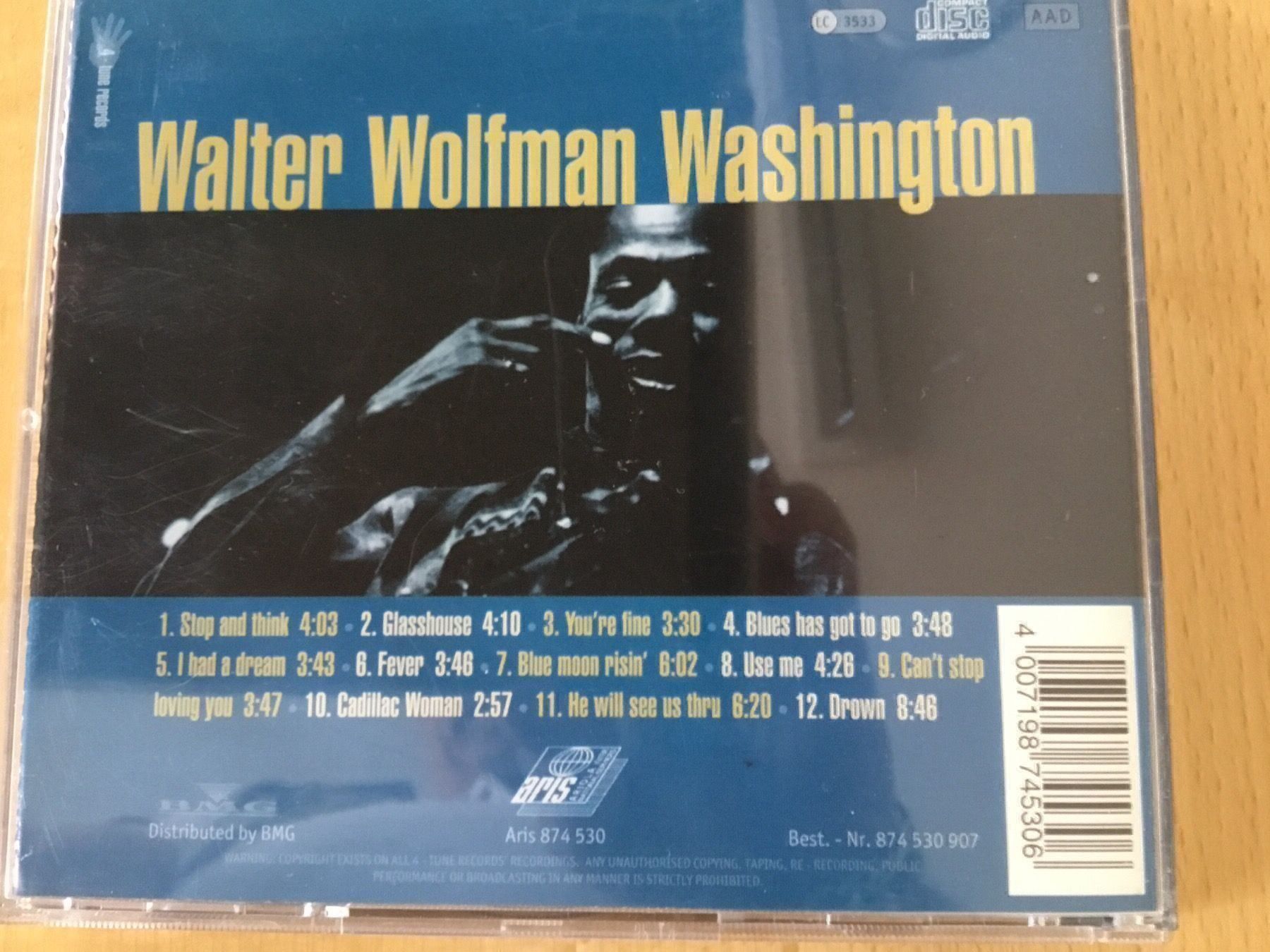 CD: Walter Wolfgang Washington - Blue Moon – Usato da Rüti ZH venduto da alumedien 1