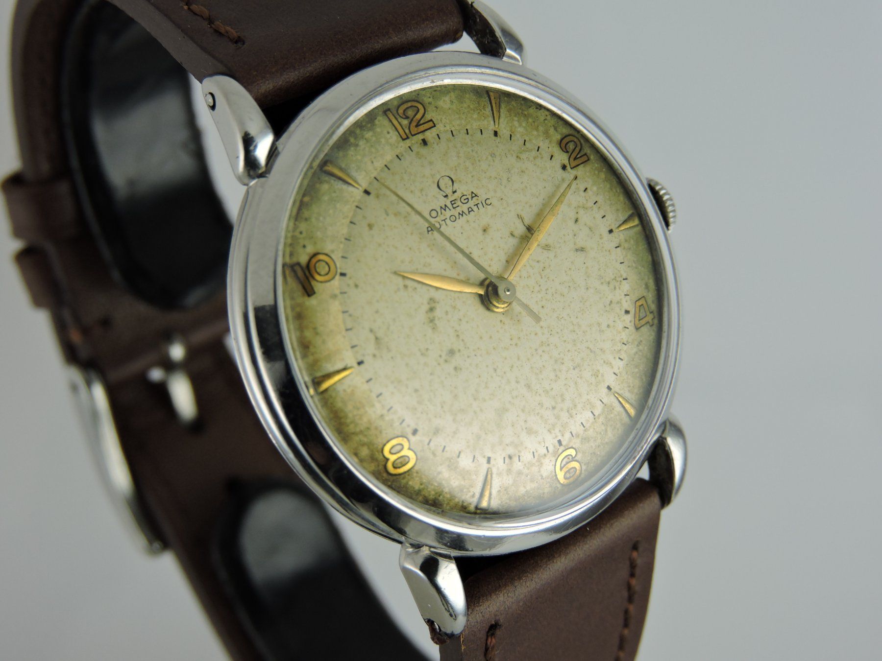 Omega Orologi: 1946 Omega Automatic 2445-1 - Serviced Bumper Movement – Usato da Bern venduto da Vintage-Oyster 5