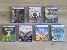 Jeux PS5 à vendre : solo ou pack complet à saisir! 