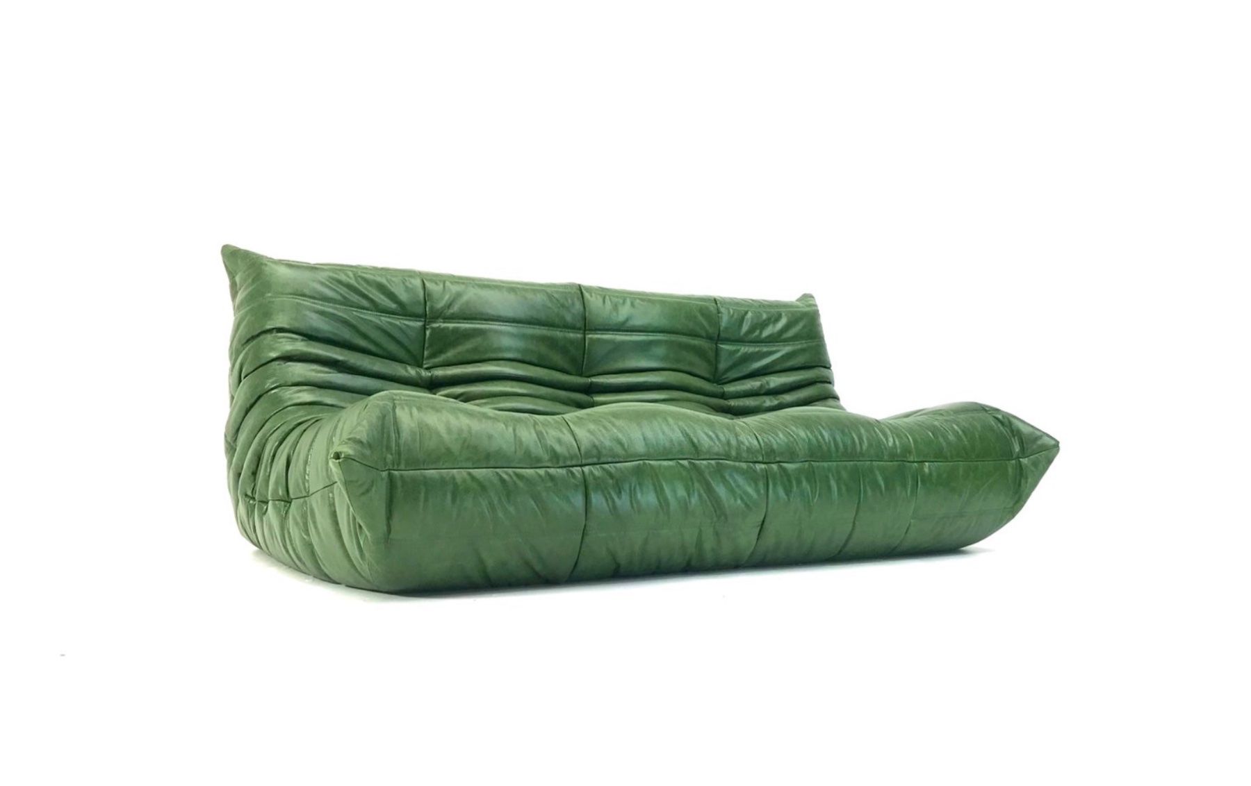 Ligne Roset Sofas: 3er Sofa Togo, neu bezogen mit Leder – Neu (gemäss Beschreibung) aus Zürich von ERATOMIUM 3