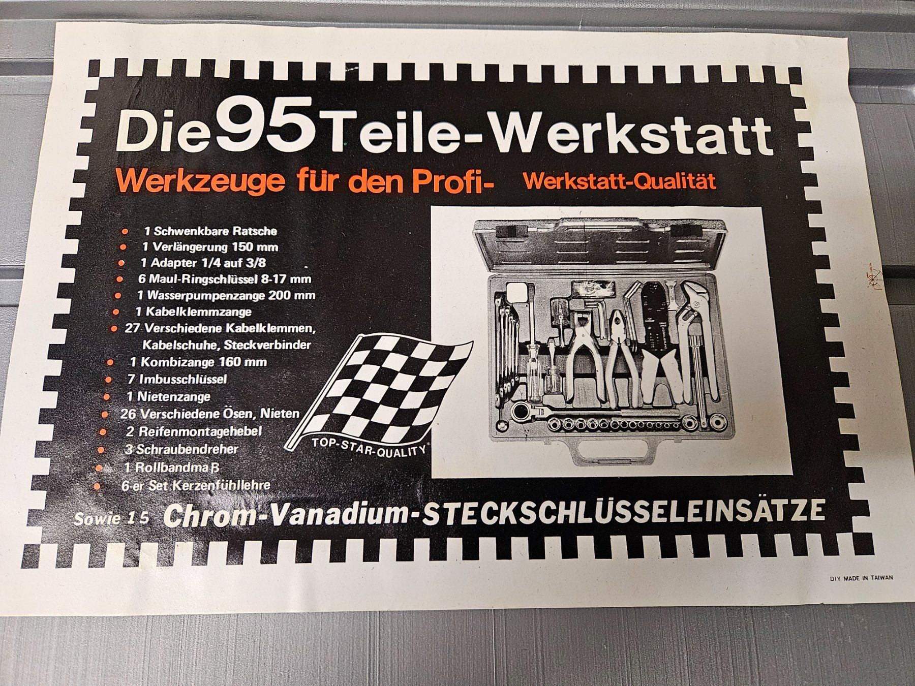 Alle Werkzeuge: Werkzeug Koffer Set 95 teilig Steckschlüsseleinsätze Neu OPV – Neu und originalverpackt aus Kloten von Euroasia 5
