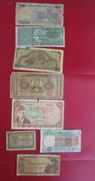 7 X Seltene Banknoten Sammlung aus aller Welt
