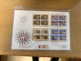 Luxusbrief 4er Block Satz FDC Sondermarken 9.3.78