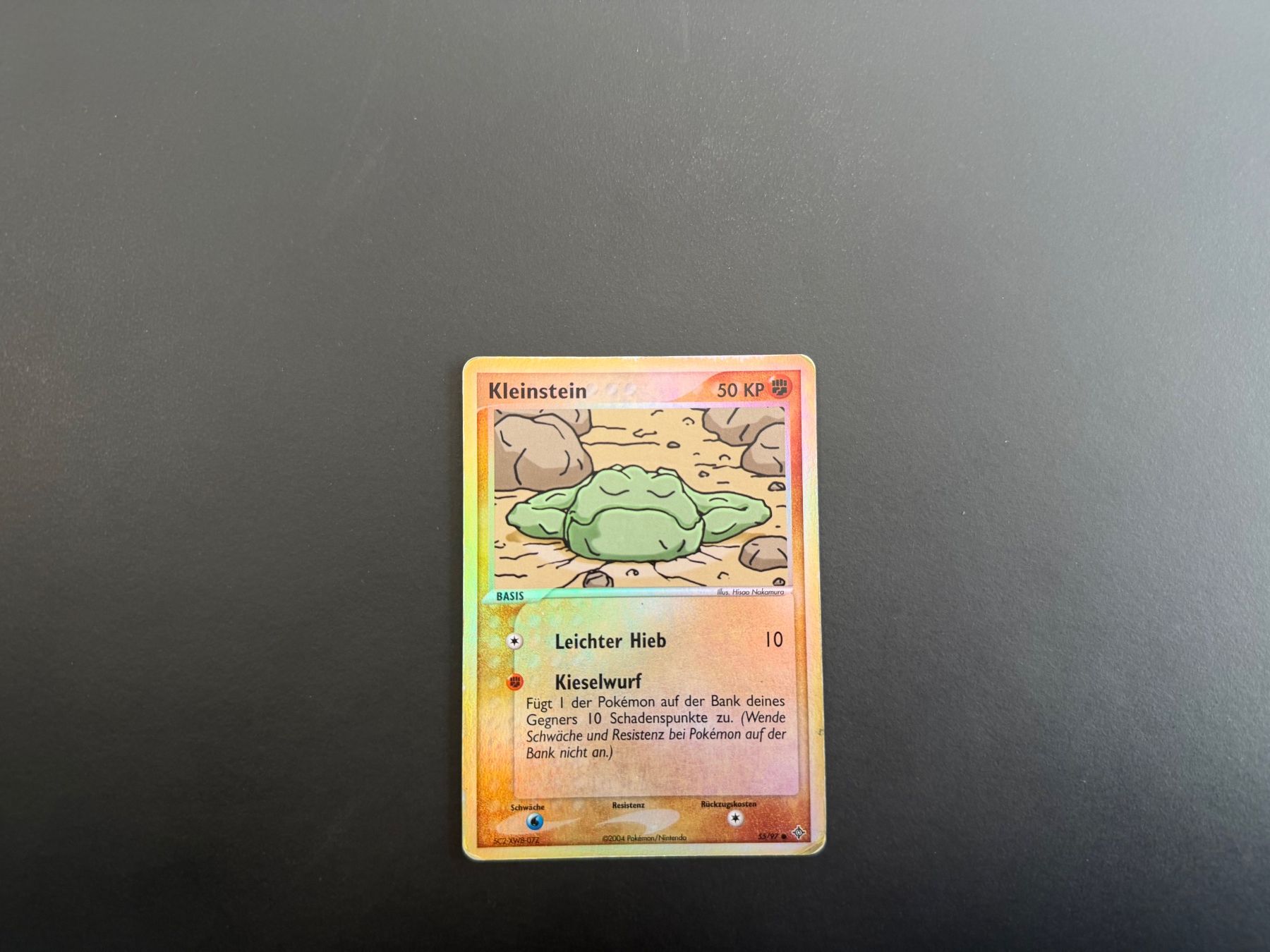 Pokémon Carte collezionabili: Kleinstein 55/97 – Usato da Zürich venduto da mountainwizard00