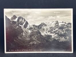Blick vom Bötzel auf Altmann, Rotsteinpass und Säntis