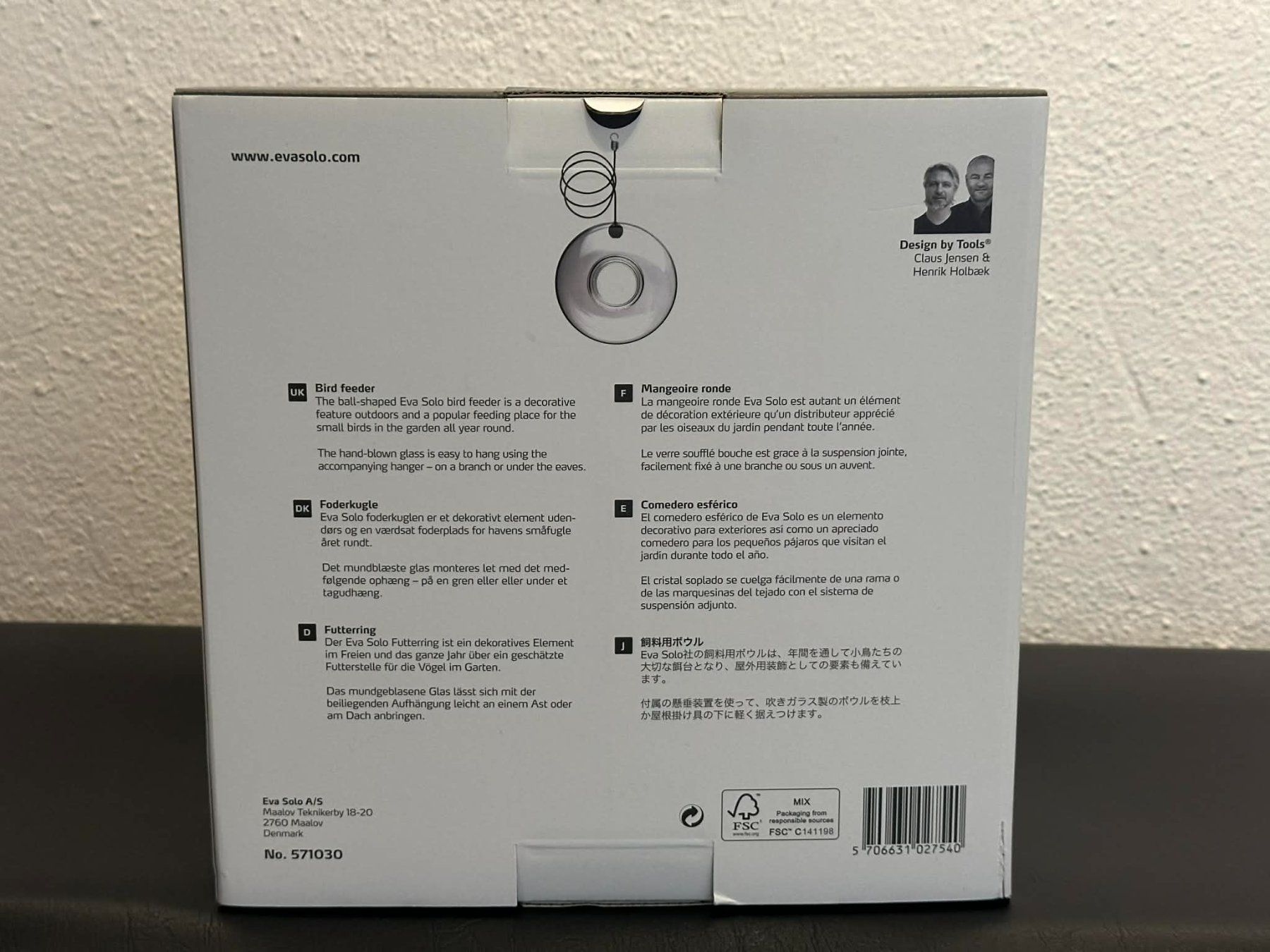 Casette per uccelli: Eva Solo Vögel Futterspender Ring – Nuovo e nell'imballaggio originale da Ried-Brig venduto da V8_Andy 1