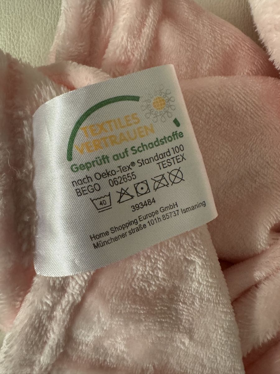Coperte: Kuscheldecke rosa und hellgrau – Usato da Basel venduto da sch_9g6x 1
