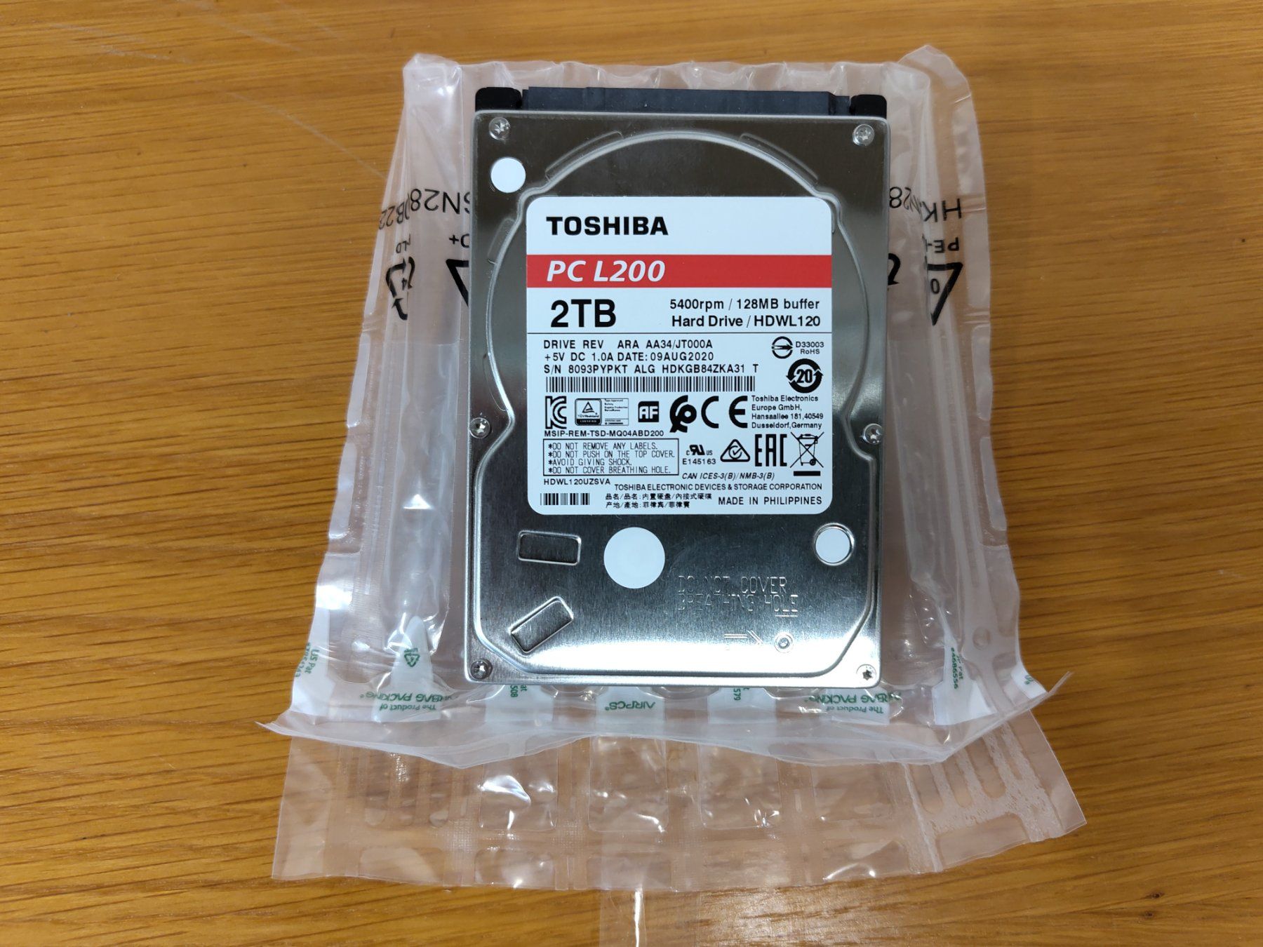 Toshiba Dischi rigidi: HDD Toshiba, L200, 2 TB, 2.5'' – Usato da Langnau i. E. venduto da antrik 1