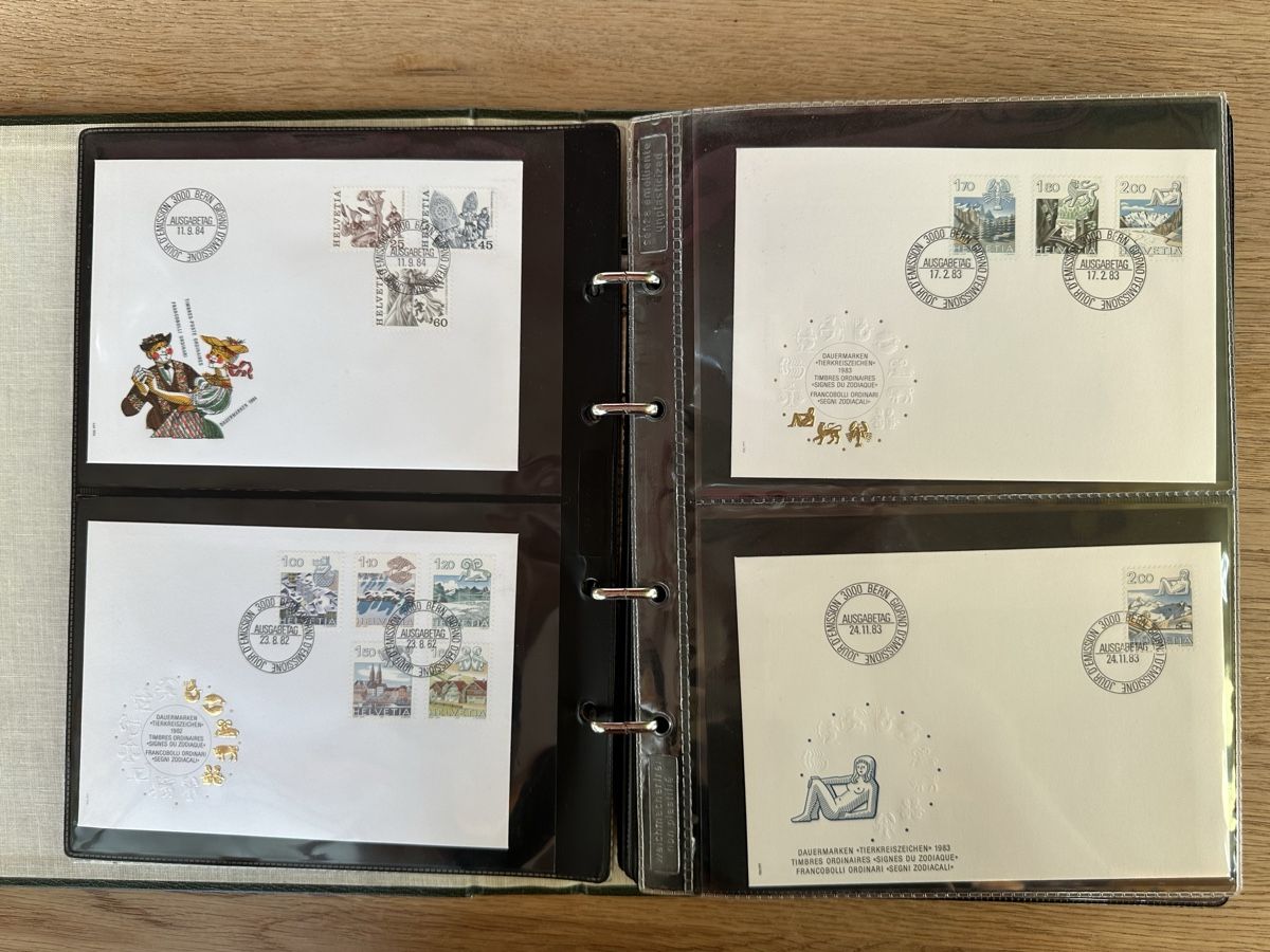 Alle Briefmarken: Schweiz - umfangreiche FDC Sammlung 1978-1997 TOP – Gebraucht aus Schmitten / FR von Samsara169 3