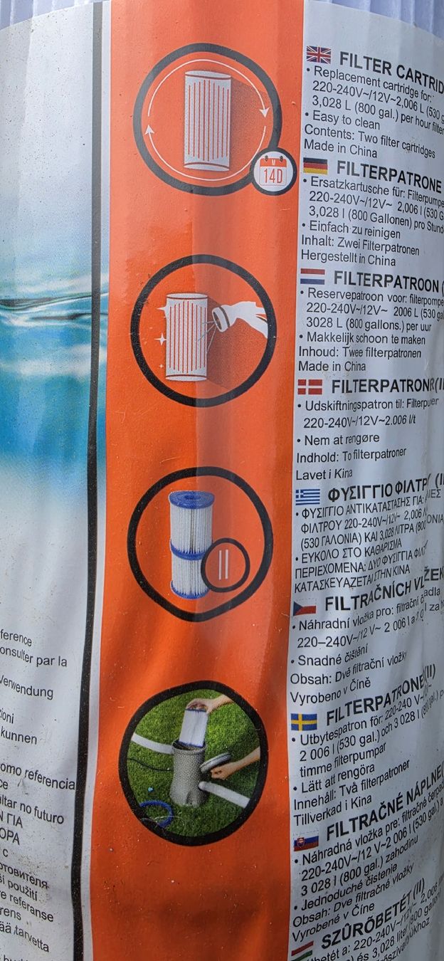 Bestway Sanitari: 3 Stück-Flowclear Filterpatrone Grösse II - Pool Saison Star – Nuovo e nell'imballaggio originale da Kriegstetten venduto da okc_t2c6 1