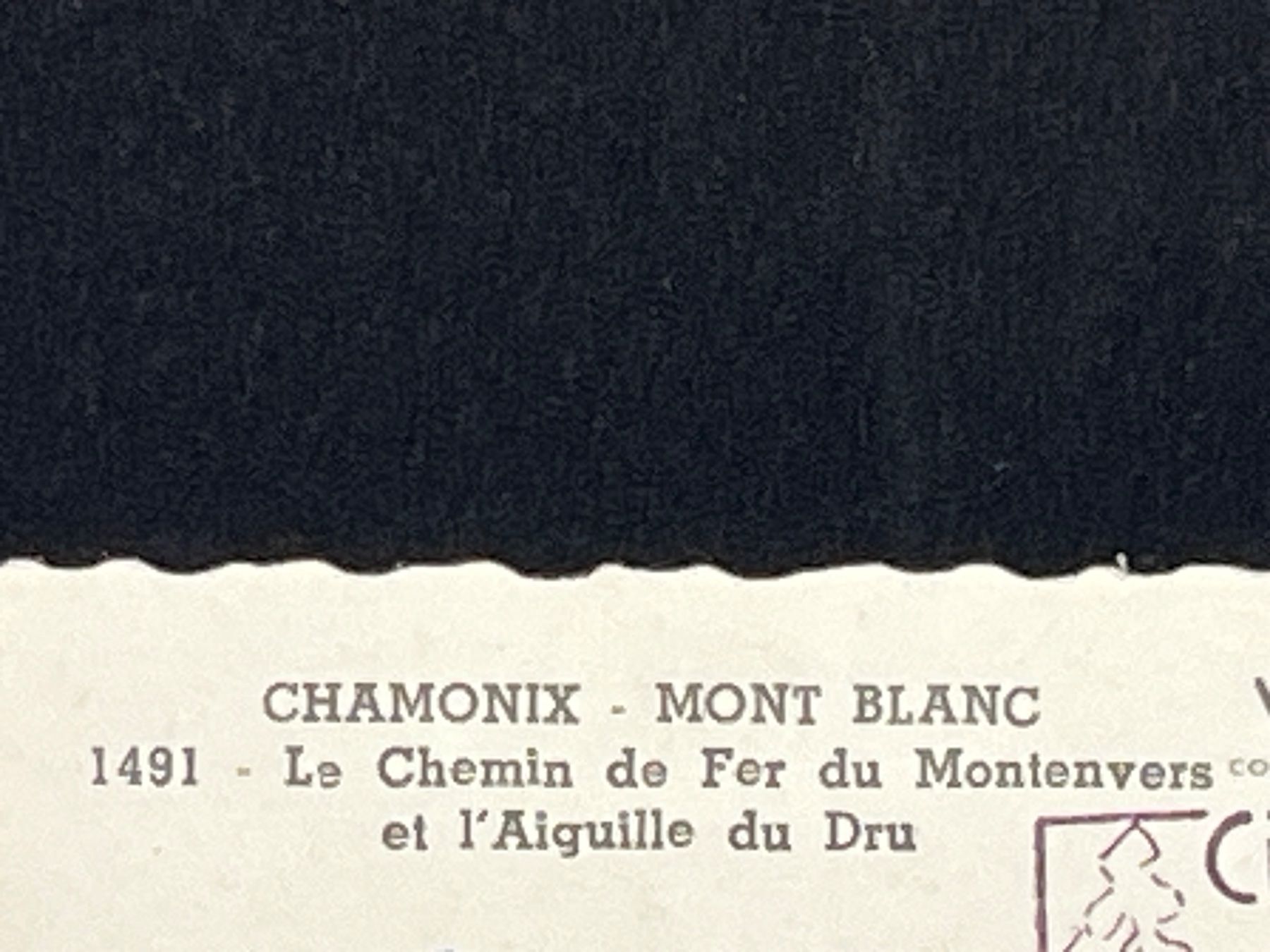 Ansichtskarten: Chamonix - Mont Blanc - Le chemin de Fer du Mentenvers.... – Gebraucht aus Widnau von Brusi9 2