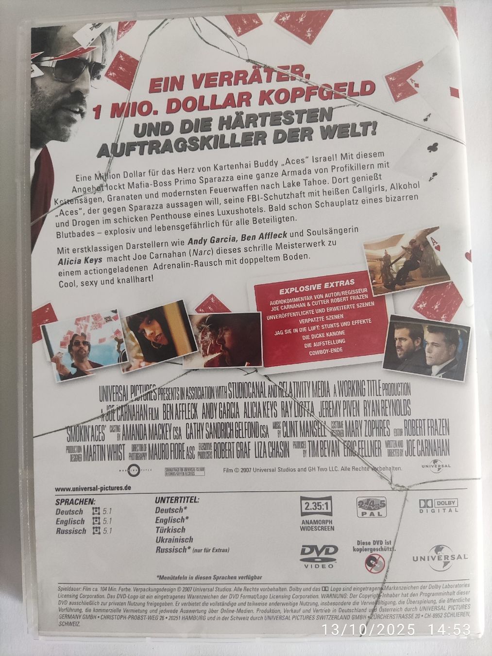 Alle DVDs: Smoking Aces – Gebraucht aus Basel von Alacant 1