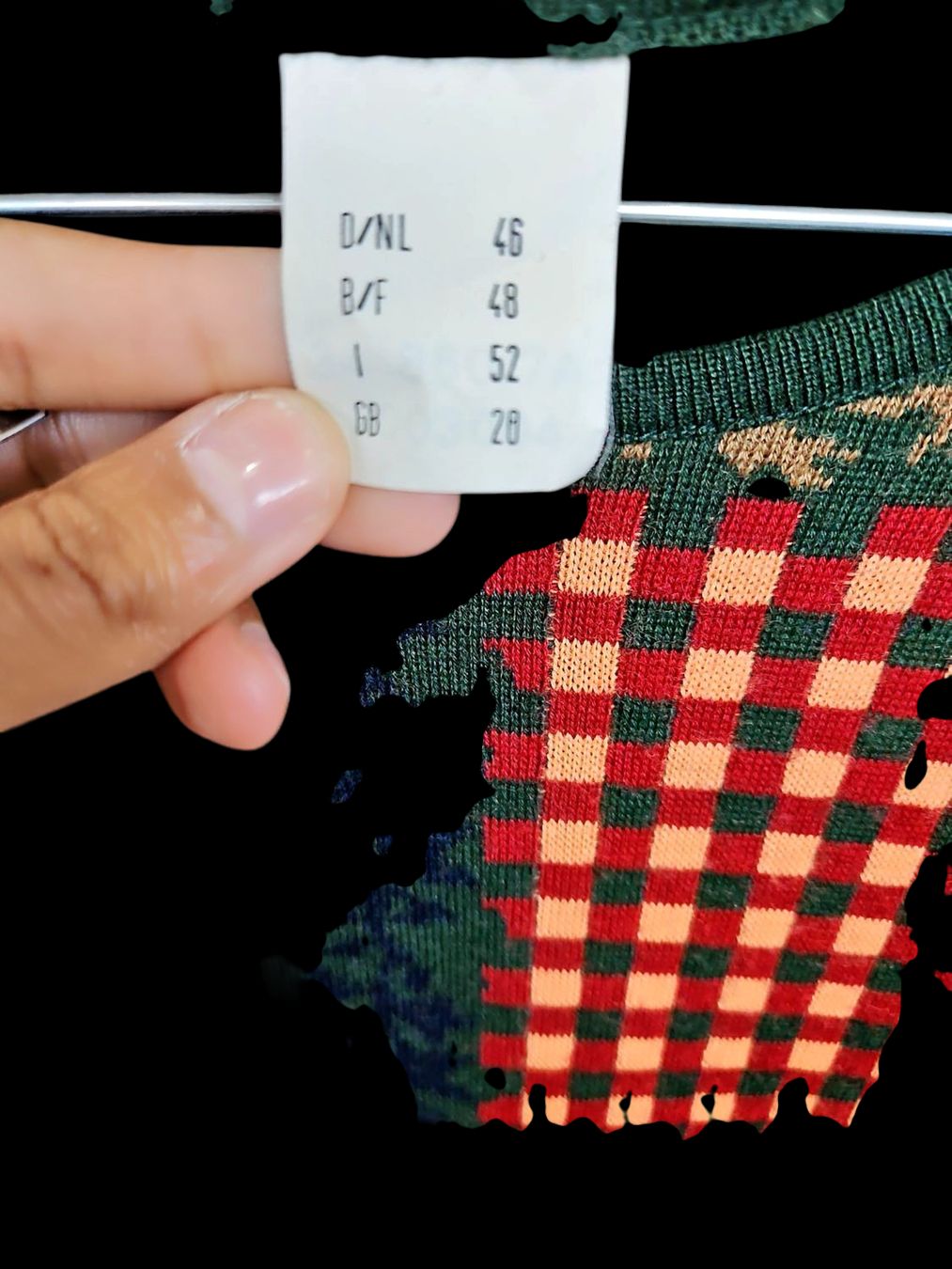 Maglioni & Felpe: Vintage Gemusterter Strickpullover - Größe L – Usato da Zug venduto da vinokilo 4