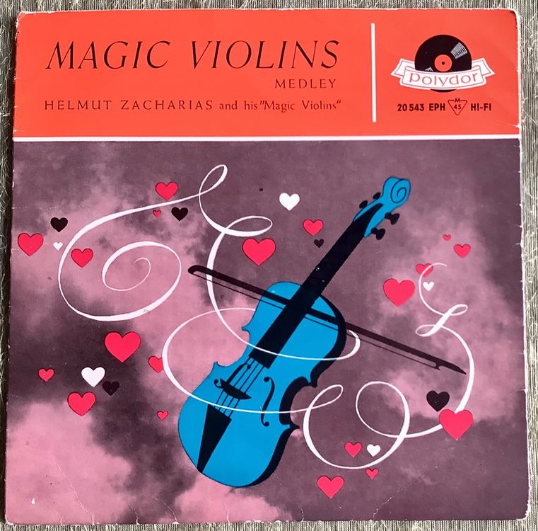 Helmut Zacharias Magic Violins 1958 Extended Play Kaufen auf