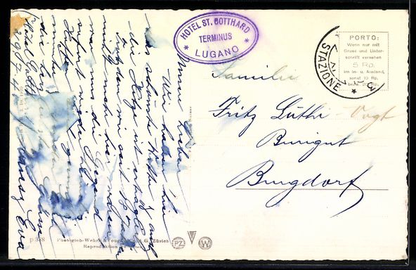 Cartes postales: AK Lugano, Monte San Salvatore – D'occasion à Berlin par bartko-reher 1