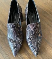 Grau beige Leder Damenschuhe Gr. 39