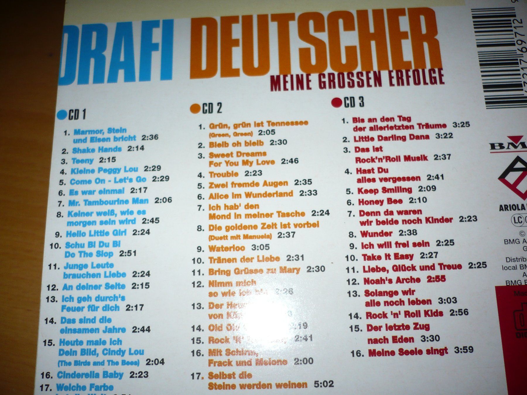 CD: DRAFI DEUTSCHER 3 CD Box – Usato da Merzligen venduto da Marthe22 1