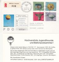 SBK B162 - B165 Ballon - FDC