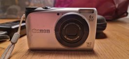 Canon PowerShot A2200 HD Digitalkamera mit Zubehör.