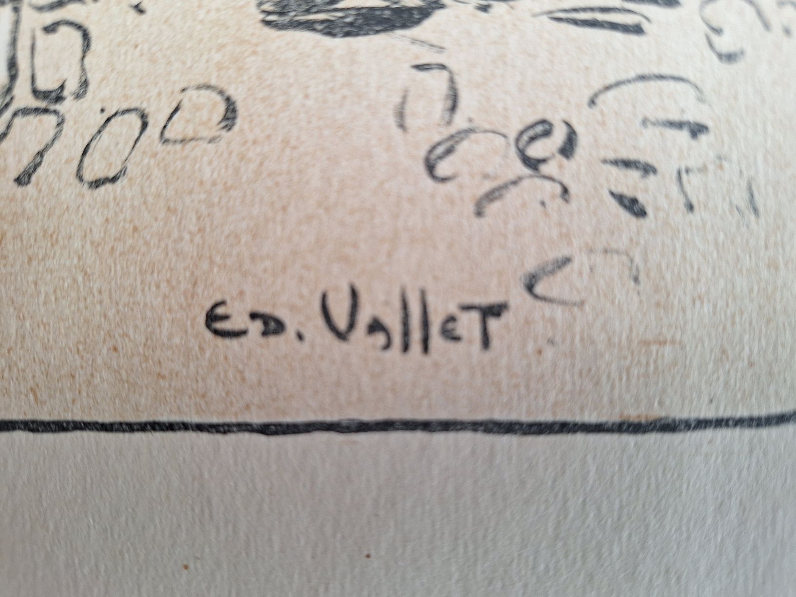 Grafica & Litografie: EDOUARD VALLET MARCHAND DE POISSON – Usato da Bevaix venduto da bohrap 2
