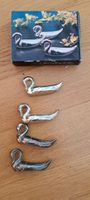 Messerhalter, versilbert, 4 stk