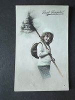 AK 1913 Kitschkarte Prosit Neujahr gelaufen (G3803)