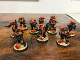 Space Marines - 2x 10 Intercessor + Techmarine + Dreadnought