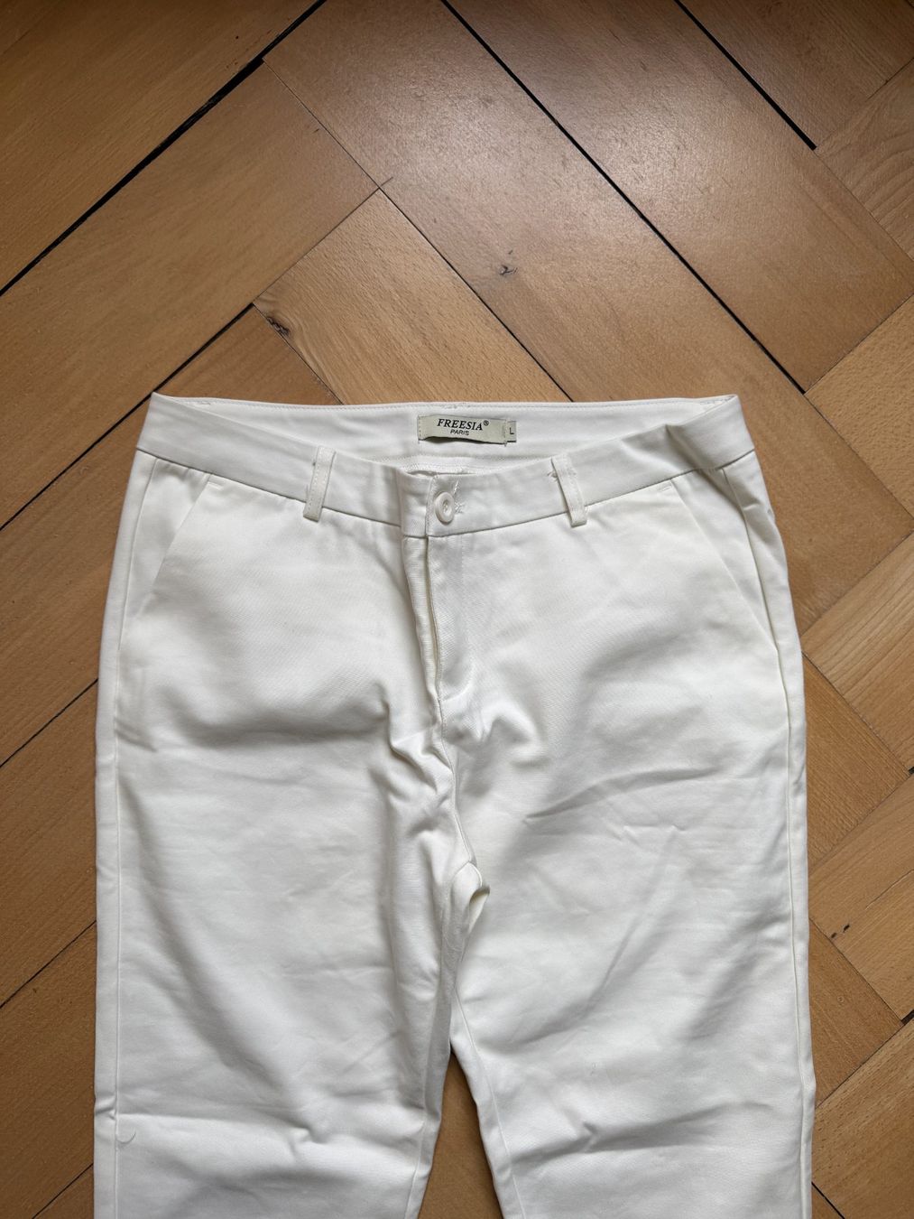 Pantaloni: FREESIA - Hose offweiss elegant 40 – Usato da Zürich venduto da Diazaio 1