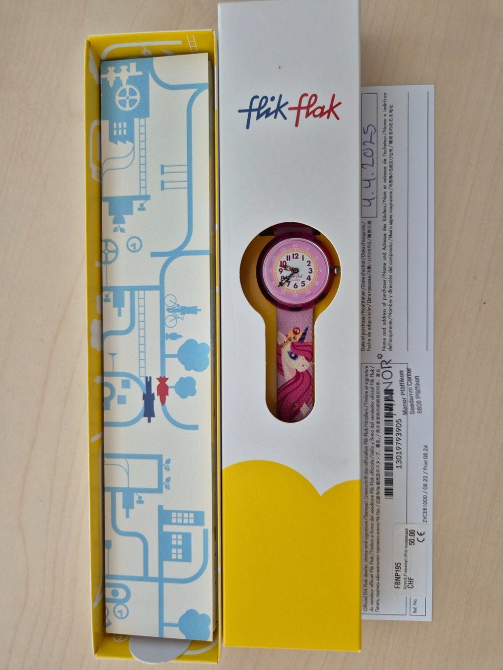 Flik Flak Orologi: Flik Flak Kinderuhr Einhorn pink – Usato da Altendorf venduto da MiriCaj 1