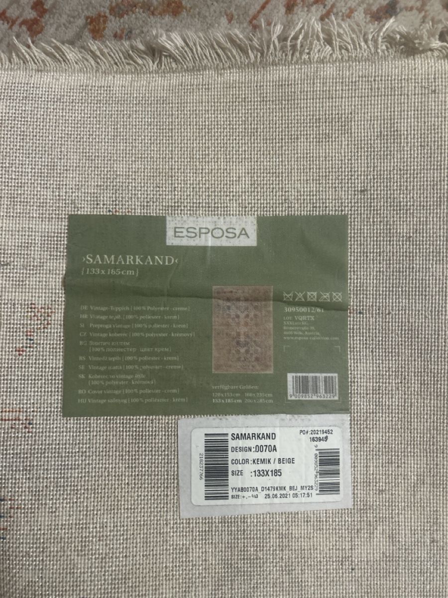 Tappeti: 2 SAMARKAND Teppiche 133x185 cm – Usato da Bettlach venduto da Aresdiego 6