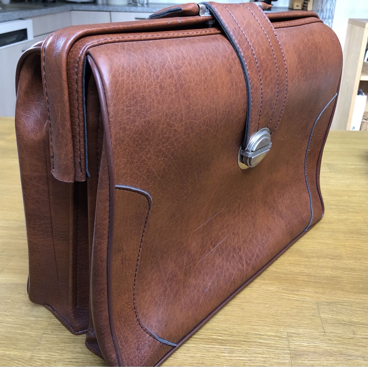 Valigie & Borse: Vintage Ledertasche / Aktenmappe / Aktentasche – Usato da Römerswil LU venduto da Icehead 4