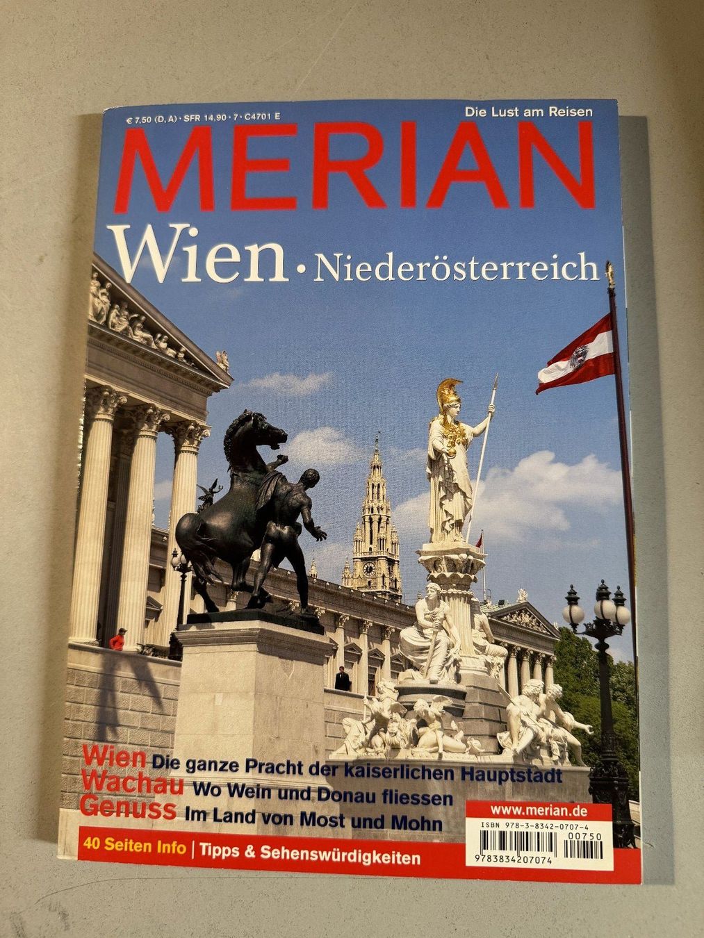 Riviste & Magazine: Merian Wien Juli 2007 – Usato da Erstfeld venduto da Uhu1980