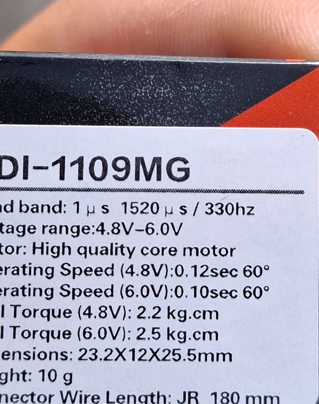 RC Modellbau: Servo 1109MG 2.5kg NEU – Neu und originalverpackt aus Buttisholz von LarsB.