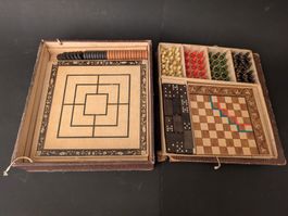 Antikes Luxus-Spielmagazin von Sala-Spiele,Rotsiegel,ca 1920