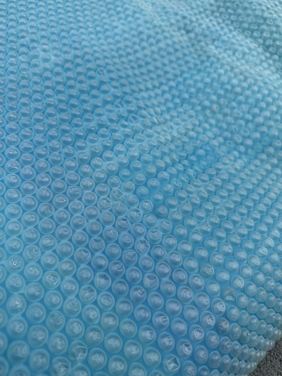 Piscine: Pool Solar Abdeckung Blasenfolie blau 4 x 2 m – Usato da Seedorf BE venduto da frank7031 2