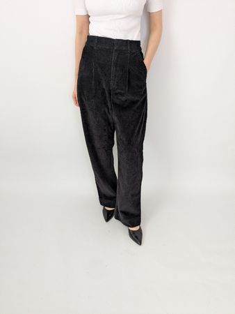 Damen Cordhose Dedicated schwarz Grösse S h