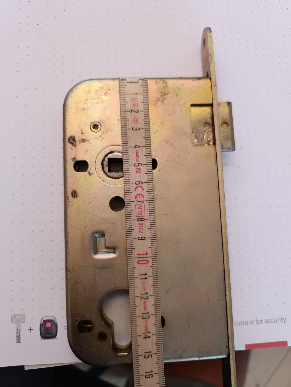 Lucchetti: Einsteckschlösser GLUTZ DIN links – Usato da Amriswil venduto da FMS-8580 3