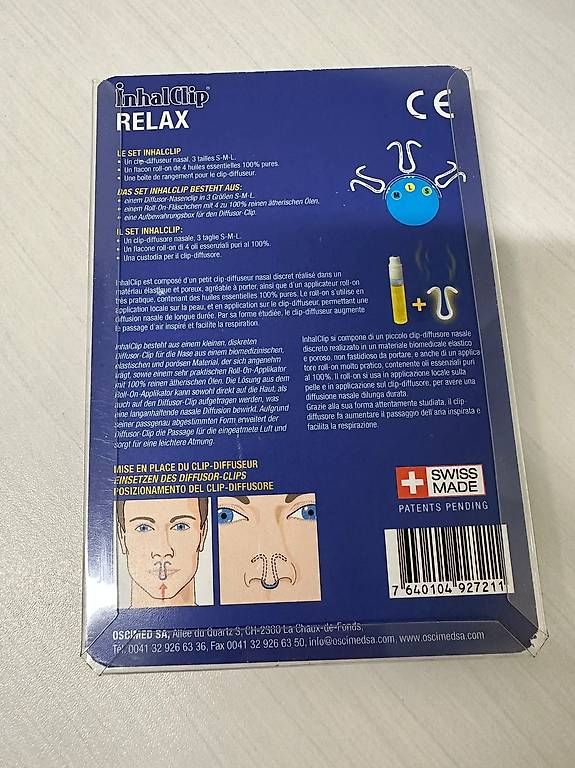 Diffusori di oli essenziali: OSCIMED Diffuseur nasal + huiles essentielles – Usato da Sonceboz-Sombeval venduto da michael.l 2
