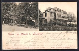 Winterthur, Restaurant Bäumli, Garten