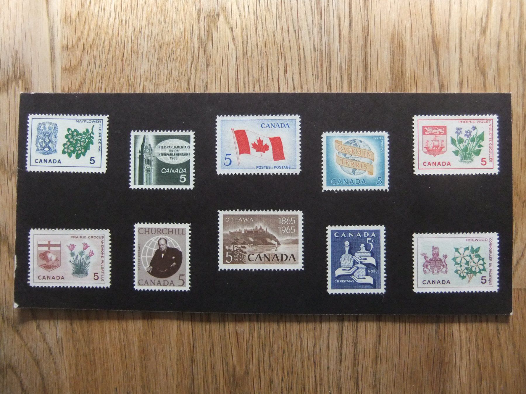Tous les timbres: Souvenir Card Canada 1966 – D'occasion à St. Niklaus VS par wunschlos54 3