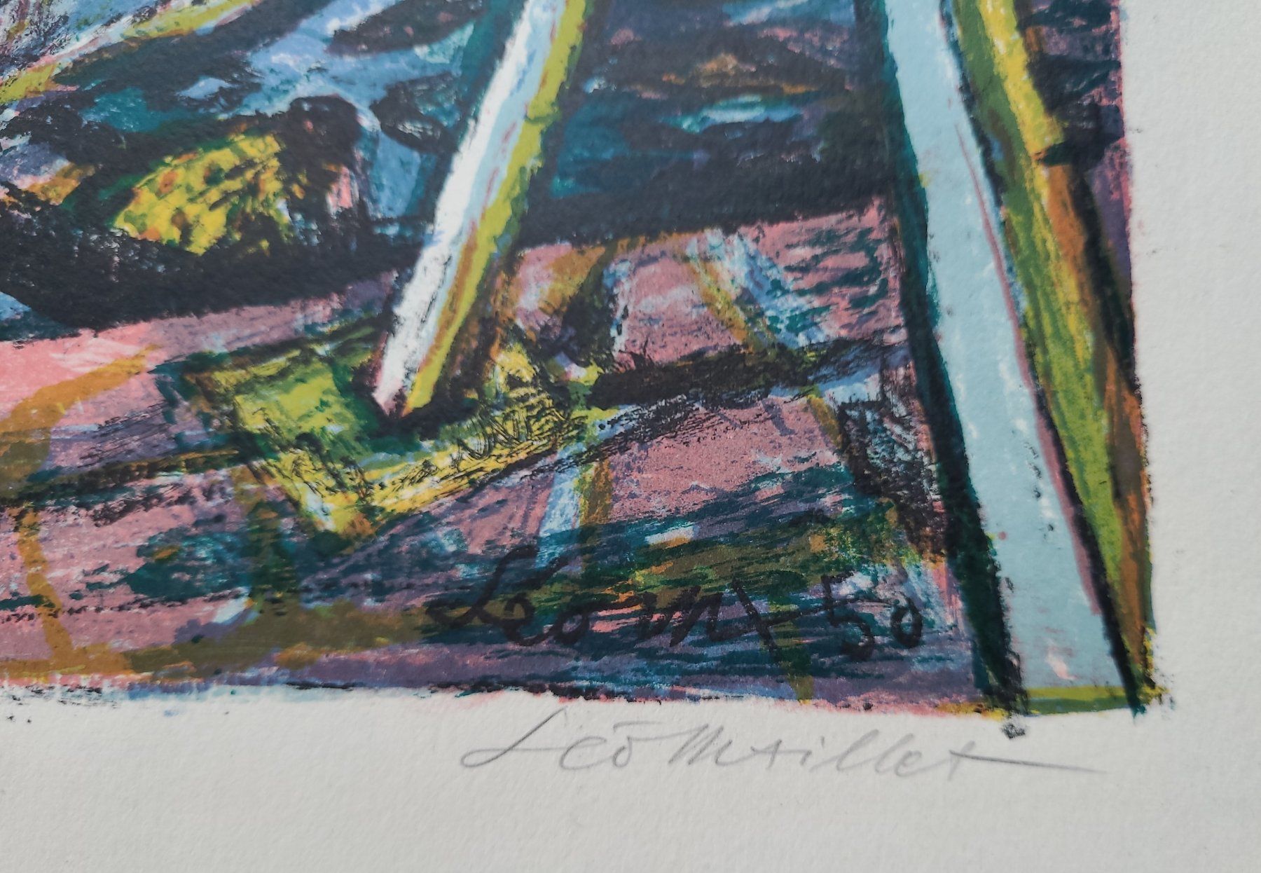 Grafica & Litografie: Leo MAILLET (1902-1990) - Farblithographie – Usato da Elgg venduto da cuendetkunst 2