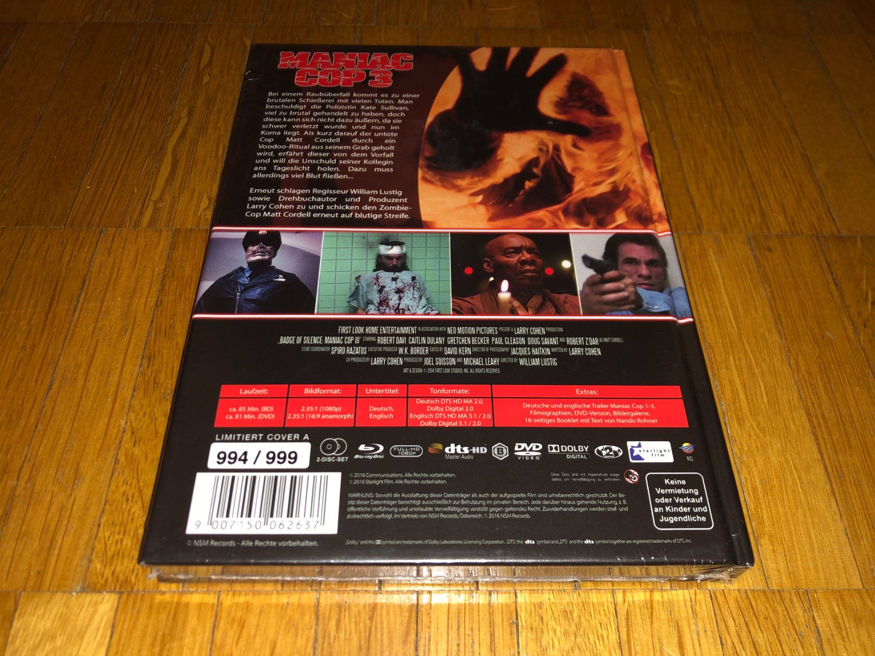 Alle DVDs: Maniac Cop 3 - MEDIABOOK - A - UNCUT – Neu und originalverpackt aus Basel von havsok 1