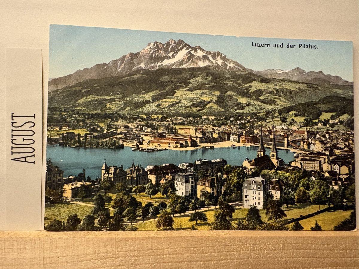 Cartes postales: AK von Luzern mit Pilatus – D'occasion à Rümlang par Kartenpost1