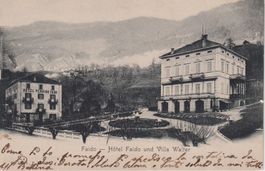 AK Faido - Hôtel Pension Faido e Villa Walter 1905