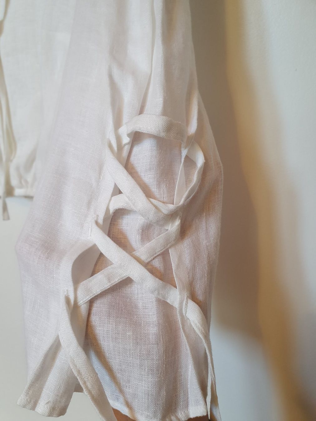 Camicette: Dirndlbluse - weiss - Gr. M-L – Usato da Steffisburg venduto da C.Kreuzer 1